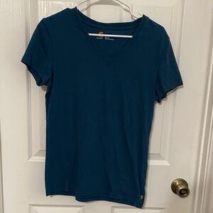 Carhartt Teal V-Neck Women's Tee